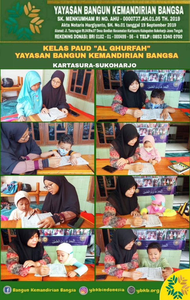 YBKB Indonesia, Yayasan Bangun Kemandirian Bangsa Sukoharjo, wakaf al-qur'an, wakaf sumur bor, wakaf lahan