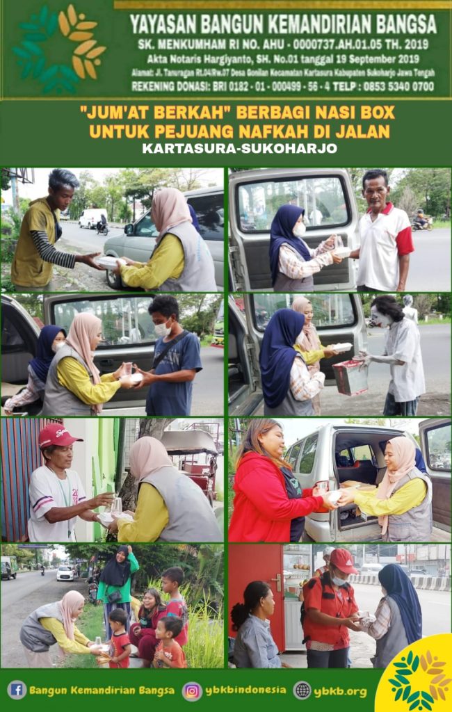 YBKB Indonesia, Yayasan Bangun Kemandirian Bangsa Sukoharjo, wakaf al-qur'an, wakaf sumur bor, wakaf lahan
