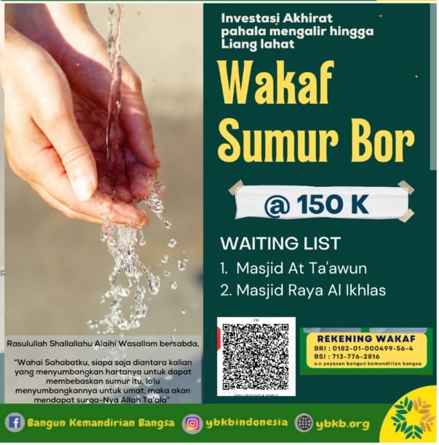 wakaf sumur bor