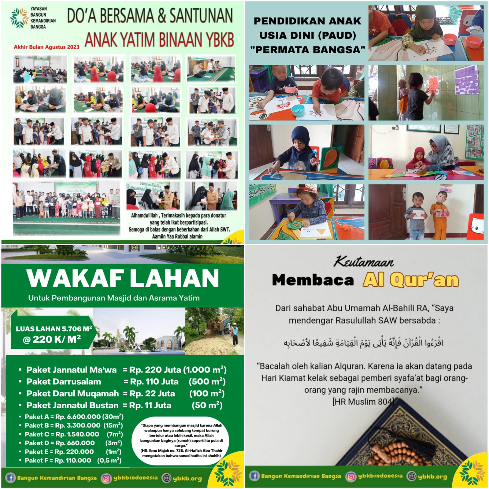 wakaf ybkb indonesia sukoharjo