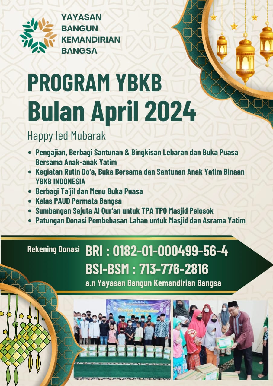 wakaf ybkb indonesia ramadhan 2024